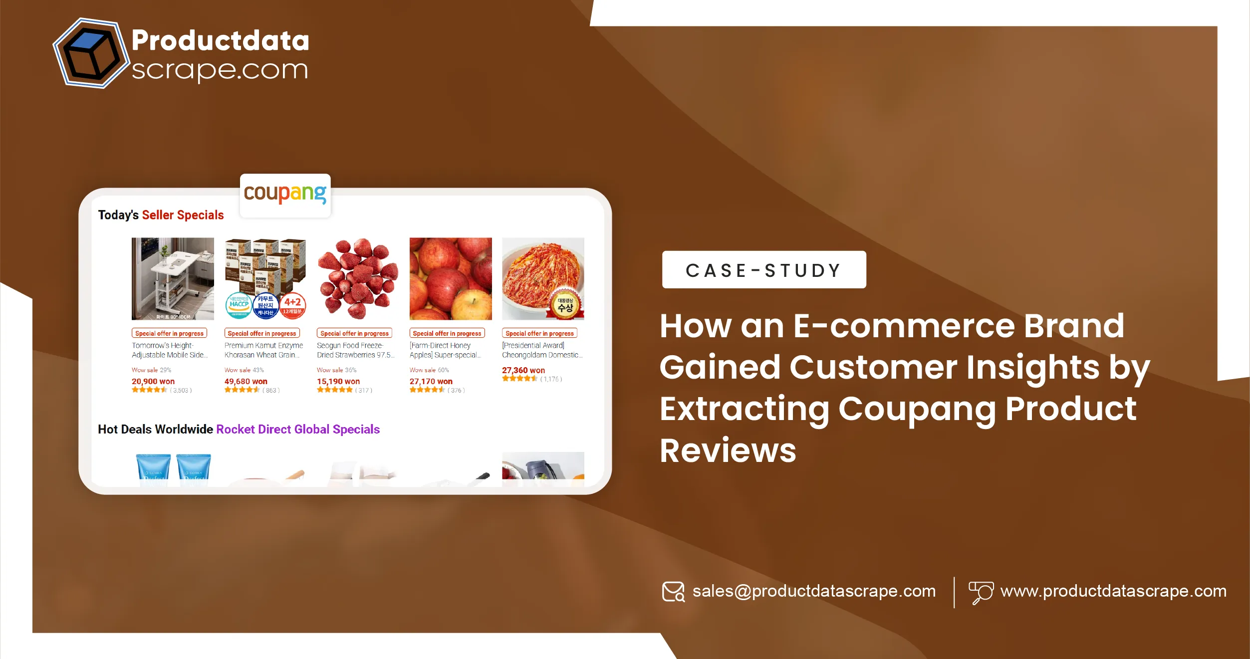 How an E-commerce Brand Gained Customer Insights by Extracting Coupang Product Reviews